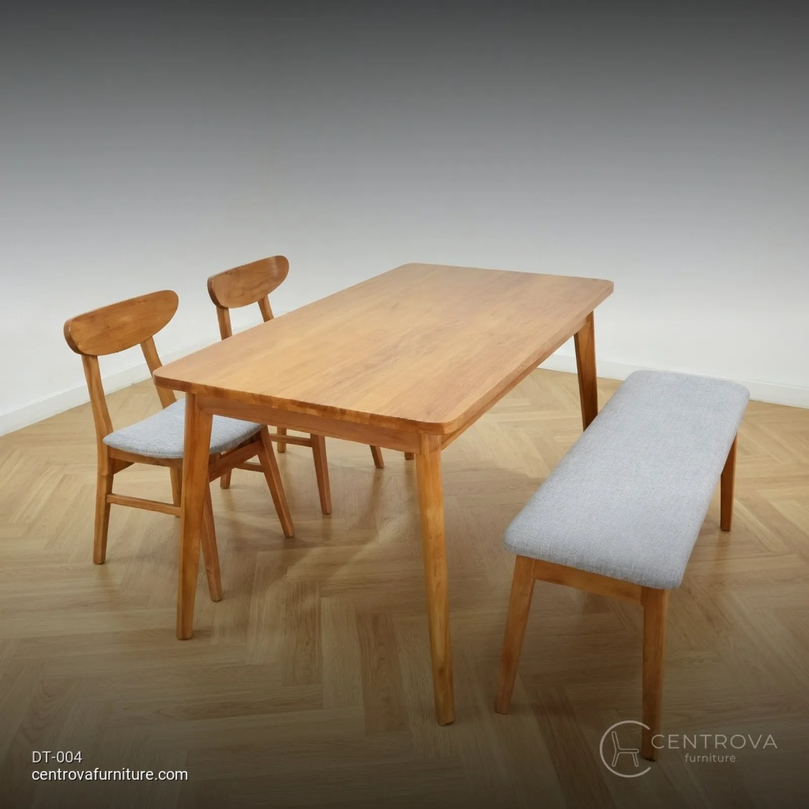 Dining Set Teak Wood Thick Slab 3cm - product photo 2