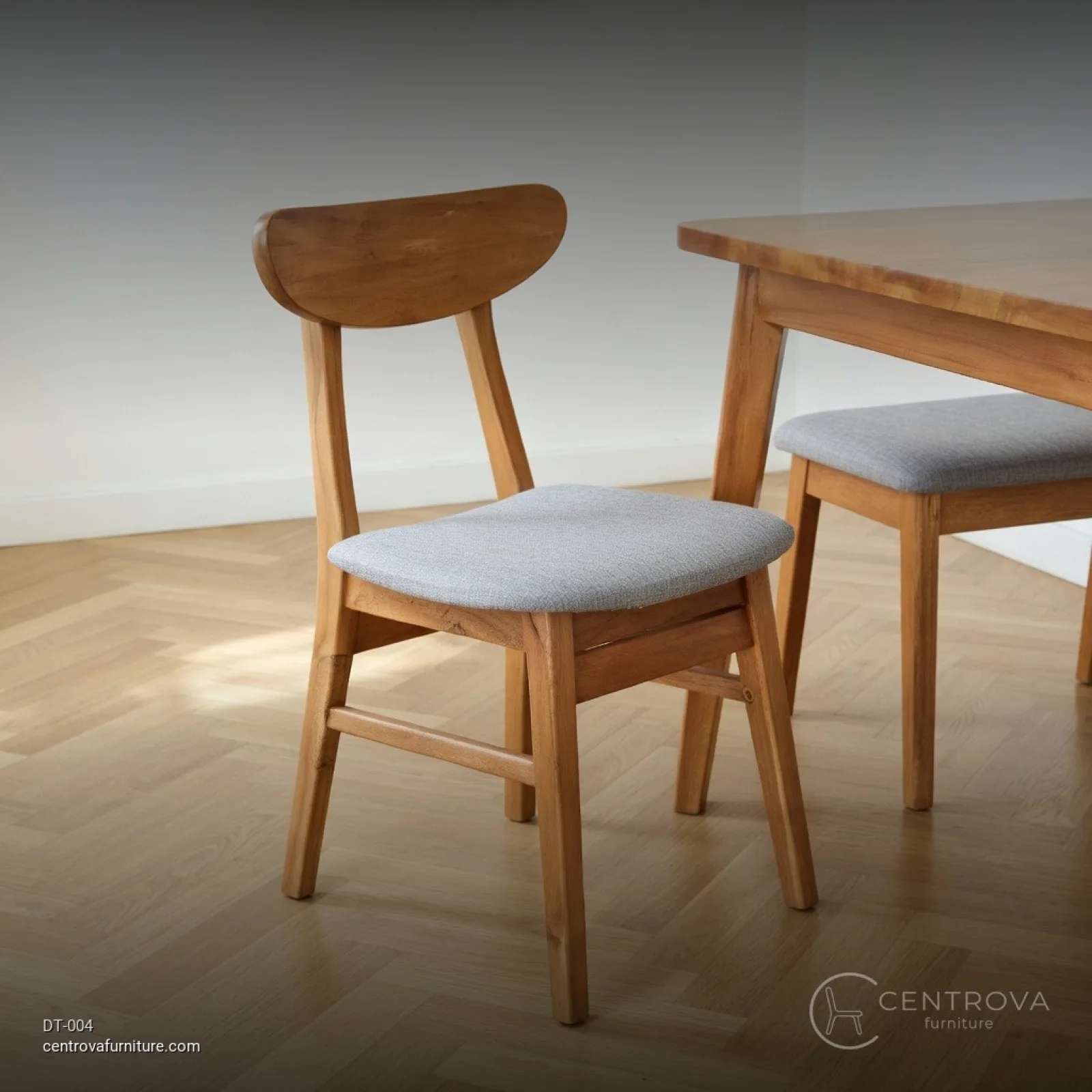 Dining Set Teak Wood Thick Slab 3cm - product photo 3