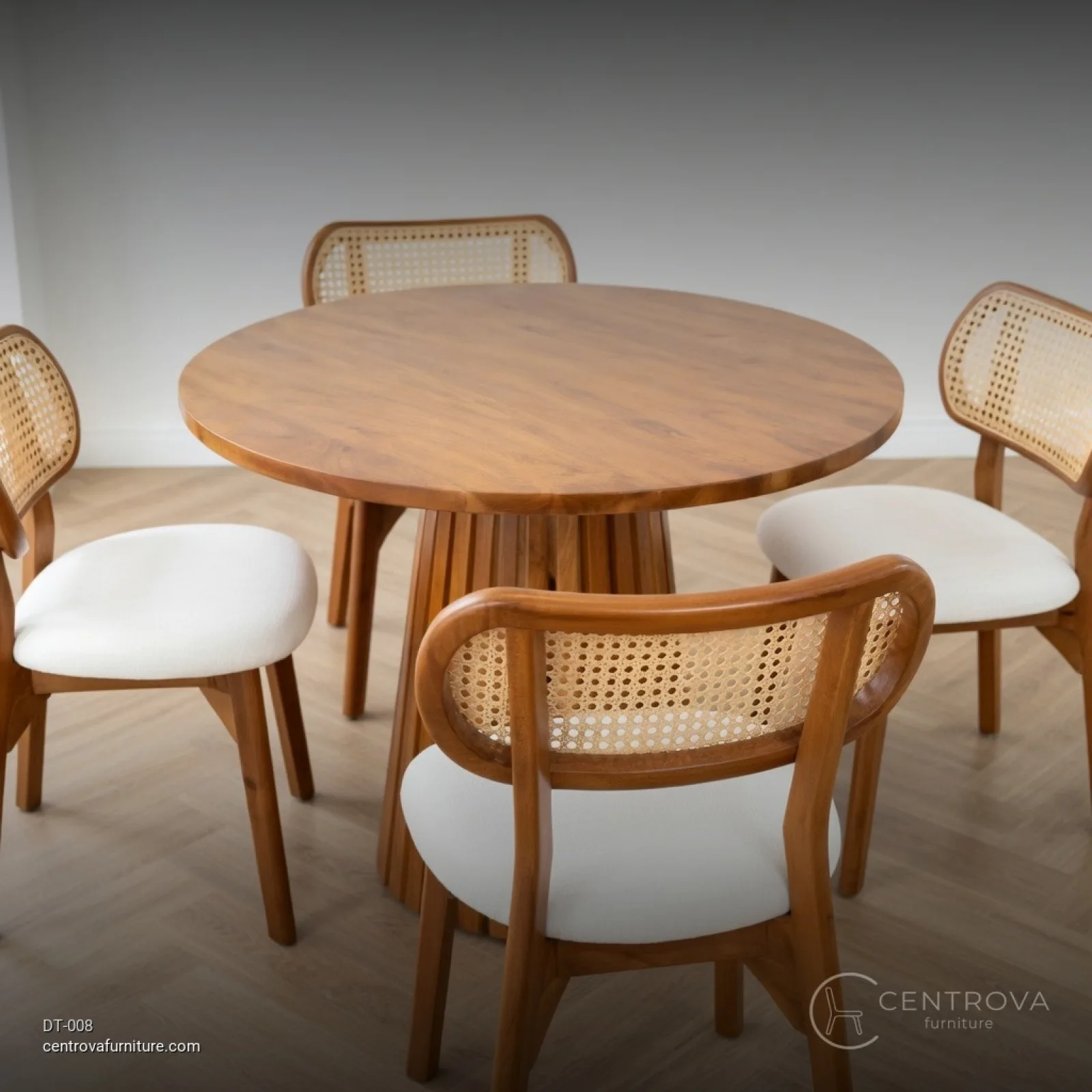 Dining Set Kayu Teak Rattan - product photo 6