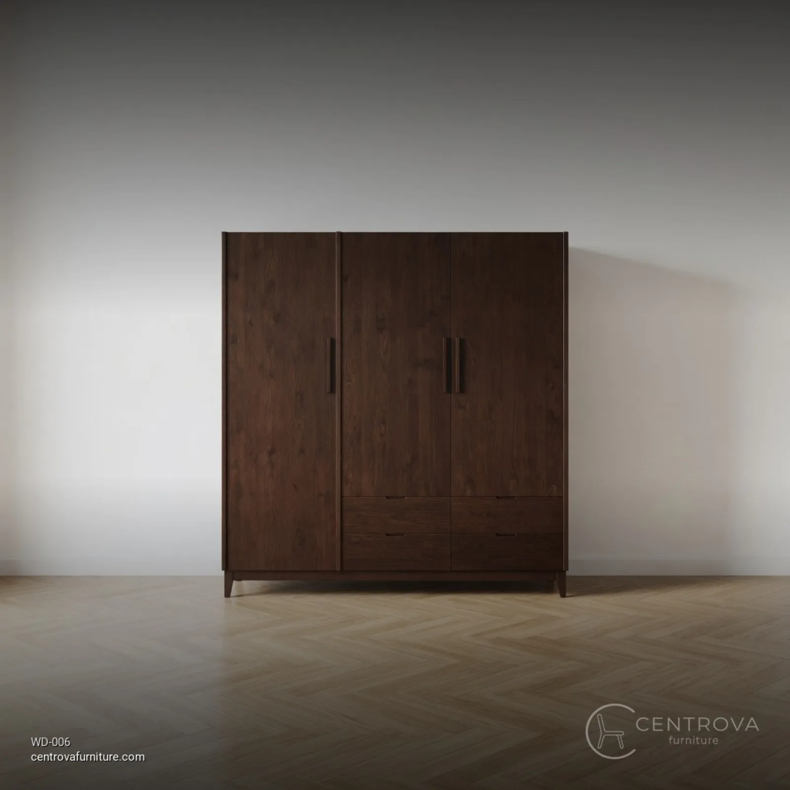 Wardrobe Retro Teak Wood - product photo 4