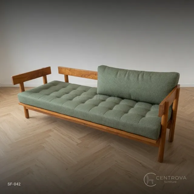 Modern Lounge Sofa - Furniture Kayu Jati Jepara