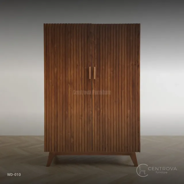 Teak Wood Clothing Wardrobe - Jepara Teak Furniture