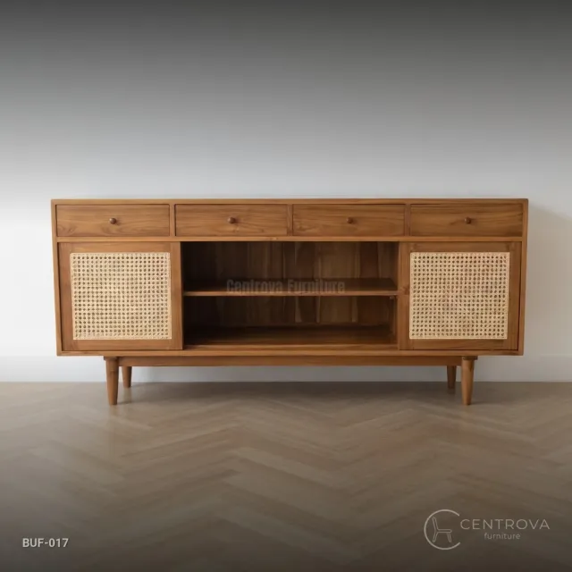 Teak Buffet Cabinet - Jepara Teak Furniture