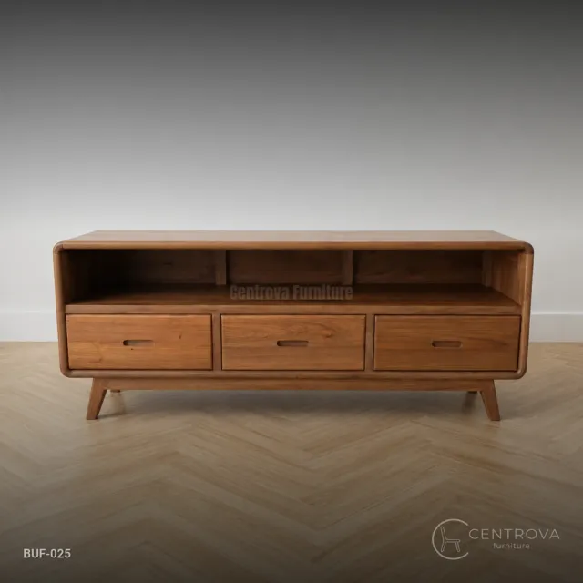 Minimalist Teak TV Buffet - Jepara Teak Furniture