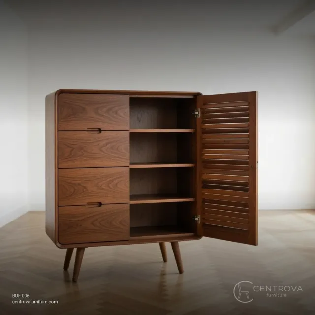 Storage Cabinet Anak Shoe Rack Retro - Jepara Teak Furniture