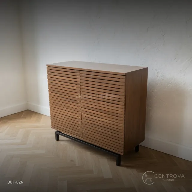 Minimalist Teak Wood Buffet - Jepara Teak Furniture