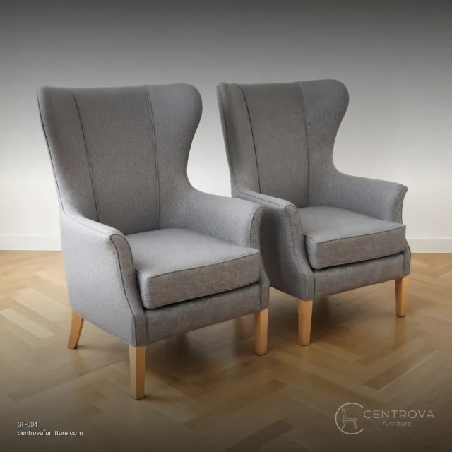 Single Sofa Modern - Teak Wood Furniture Jepara