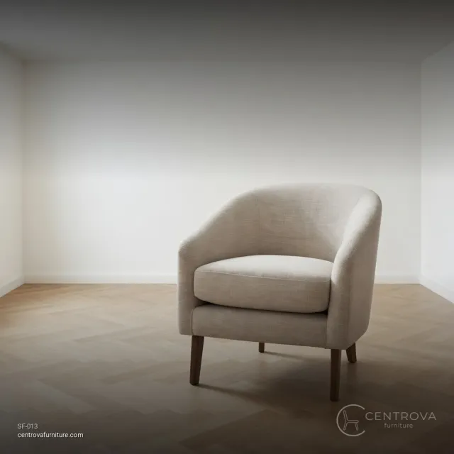 Sofa Single Minimalis Art - Furniture Kayu Jati Jepara