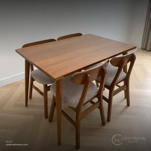 Dining Set Minimalist Teak Wood - Jepara Teak Furniture