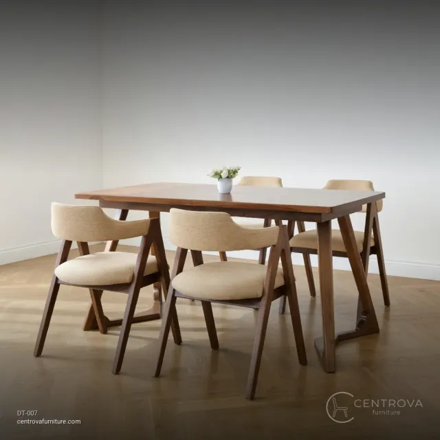 Dining Table Minimalist Teak - Jepara Teak Furniture