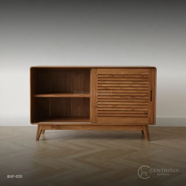Minimalist Teak Buffet - Jepara Teak Furniture