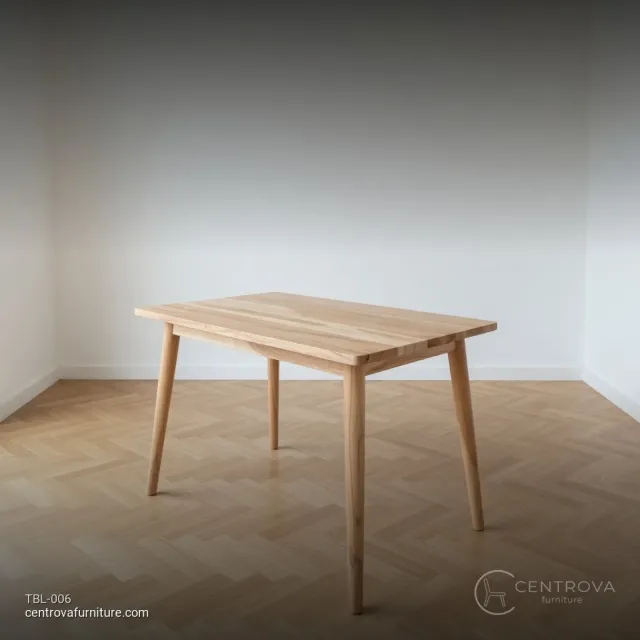 Dining Table Minimalist Teak Wood Solid - Teak Wood Furniture Jepara