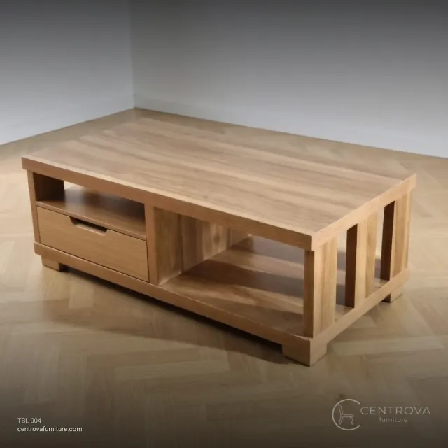 Table Minimalist Jepara Teak 120x60x40-45 - Teak Wood Furniture Jepara