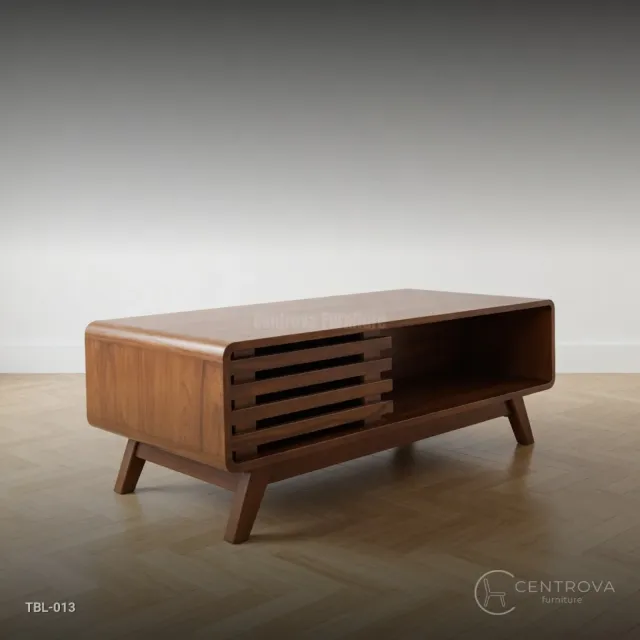 Minimalist Coffee Table - Teak Wood Furniture Jepara