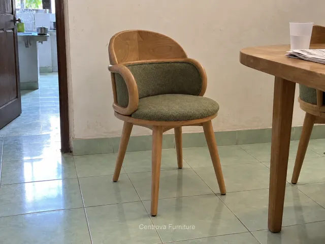 Chair arrangement in a simple home setting.