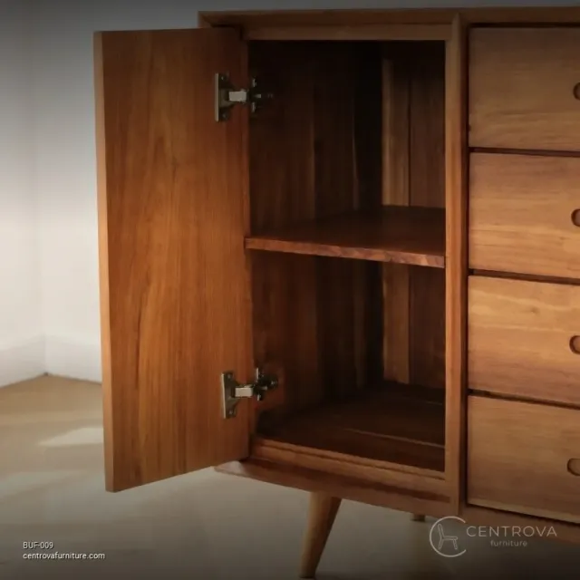 TV Cabinet Buffet Rattan Teak Wood - Jepara Teak Furniture