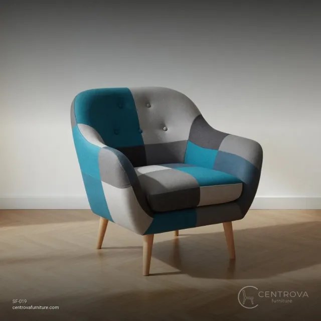 Sofa Retro Minimalis - Furniture Kayu Jati Jepara