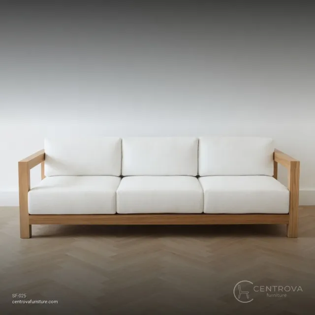 Sofa Jati Minimalis - Furniture Kayu Jati Jepara