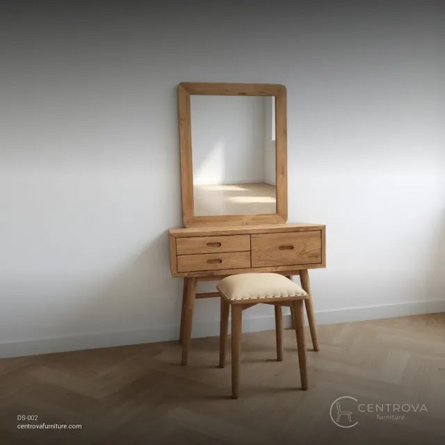 Meja Rias Kayu Jati - Furniture Kayu Jati Jepara